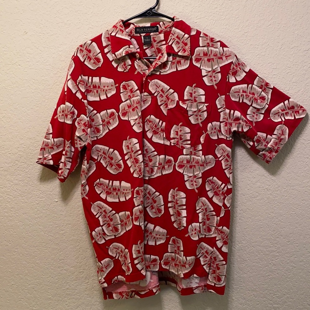 Vintage Style Hawaiian Polo